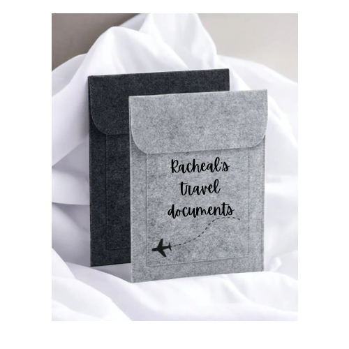 Felt document folder