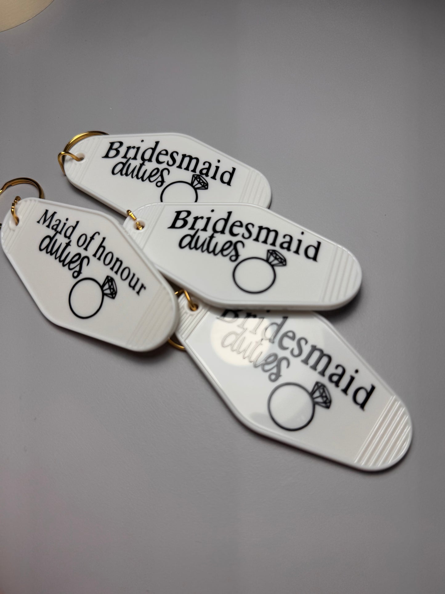 Motel key rings