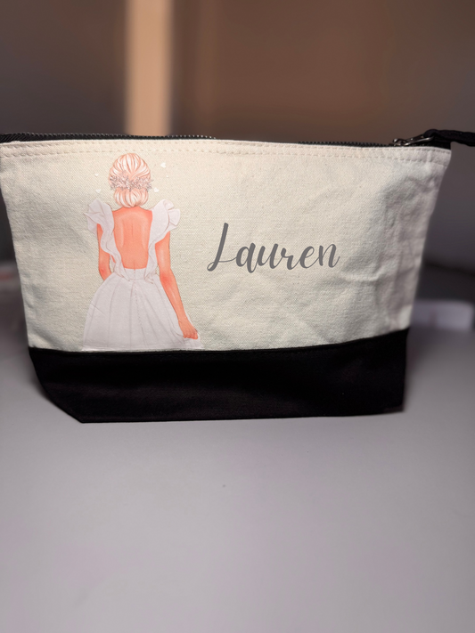Bridal makeup & accessories bag